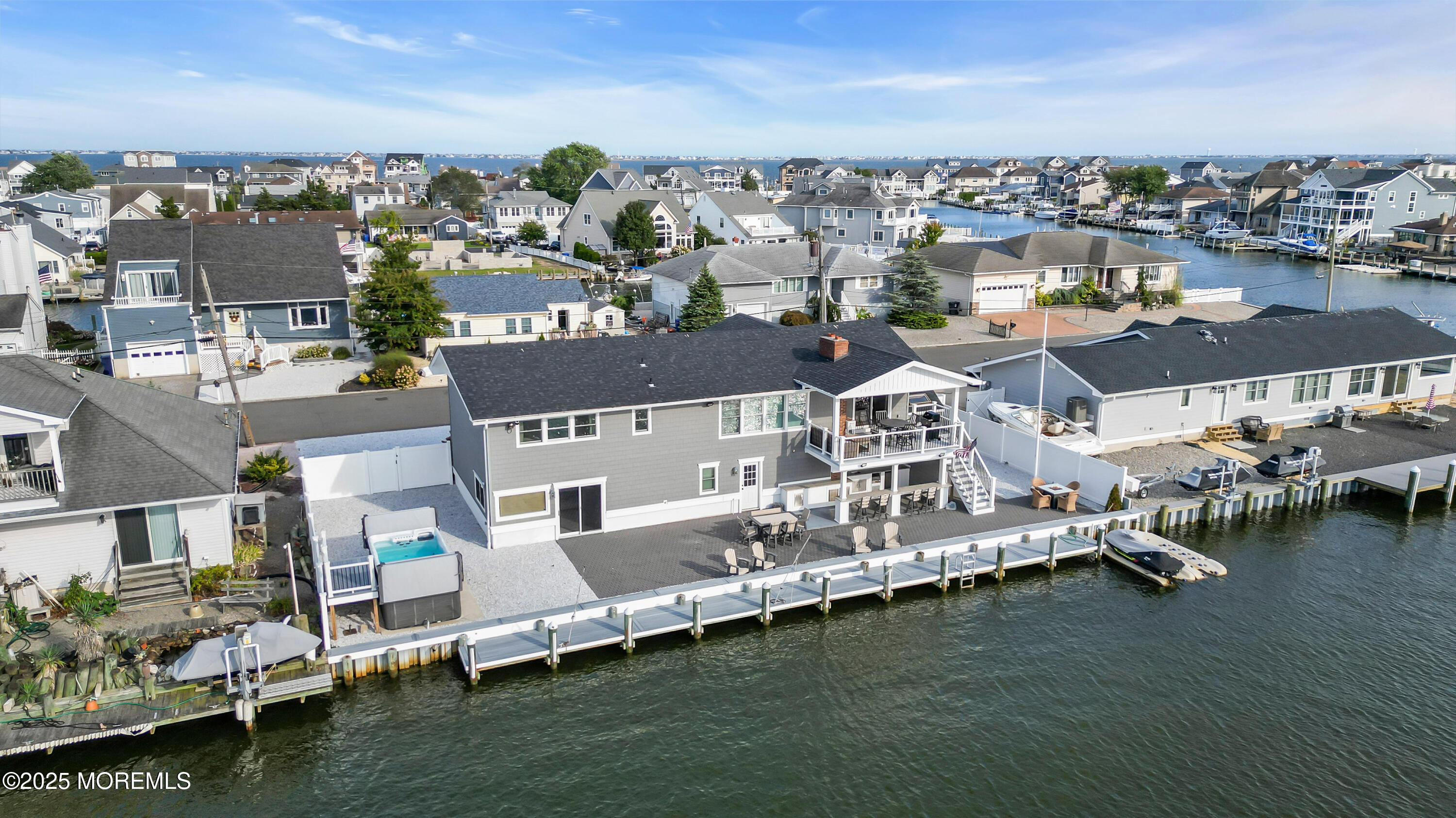 8 Channel Road Toms River, NJ 08753 - Photo 57 of 60 an aerial view of a house with a ocean view