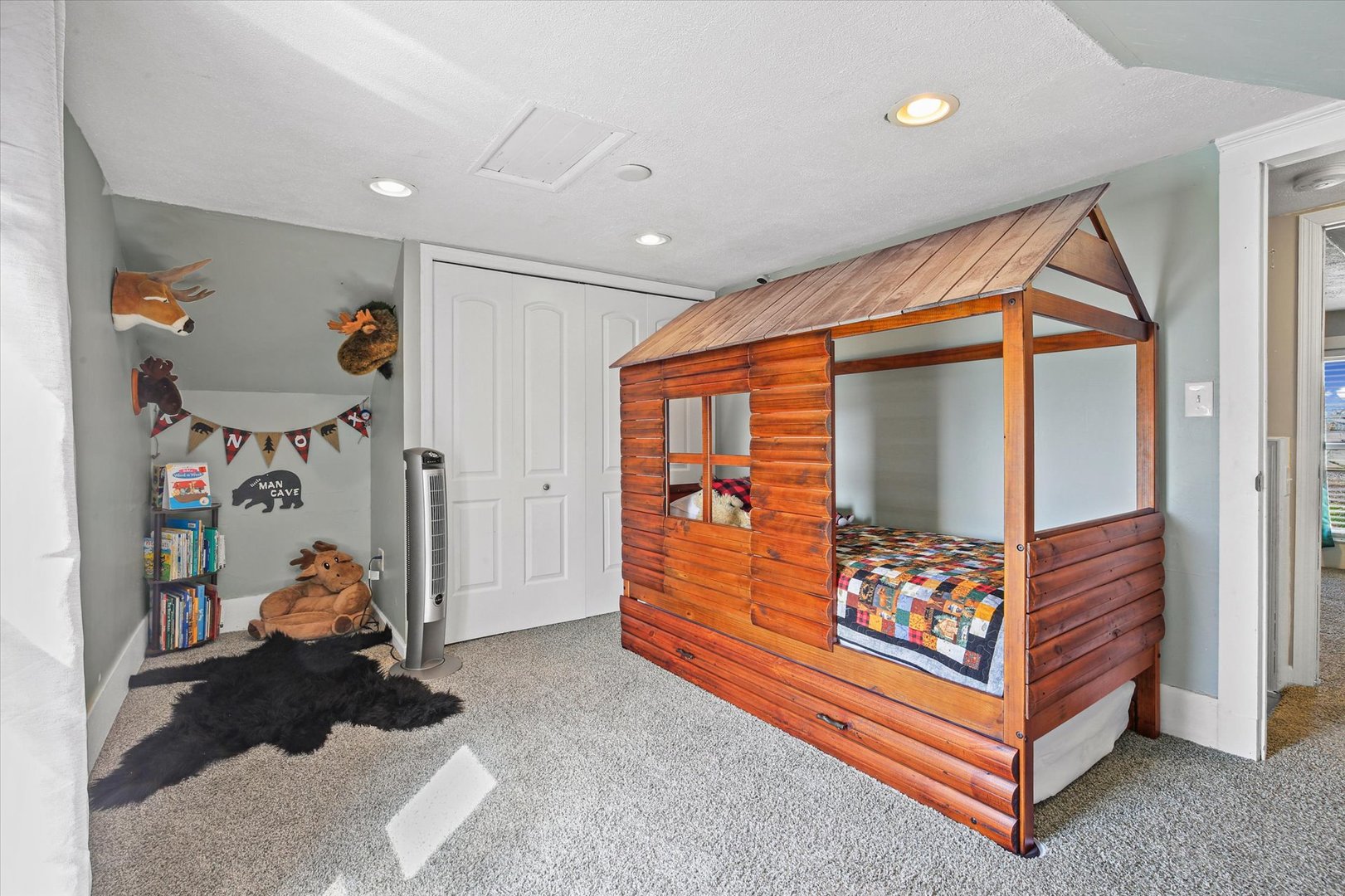 107 Washington Street Congerville, IL 61729 - Photo 24 of 39 a bed room with furniture and a window