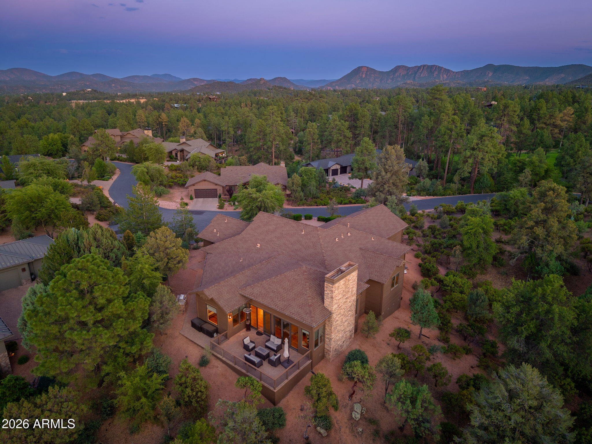 2208 East Filaree Circle Payson, AZ 85541 - Photo 54 of 60 an aerial view of a house with outdoor space
