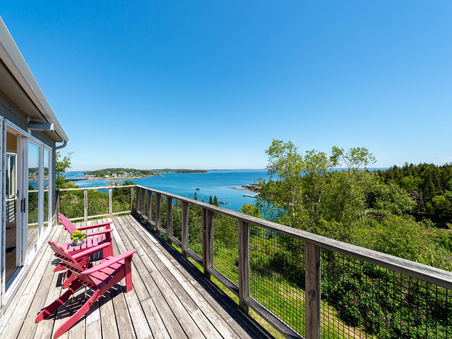 28 Water Cove Road Harpswell, ME 04003 - Photo 3 of 39 2-Ocean View from Deck (Main Floor)