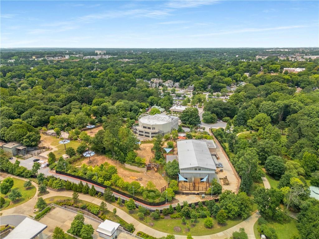 614 Robinson Avenue Southeast Atlanta, GA 30312 - Photo 74 of 74 an aerial view of residential houses with outdoor space