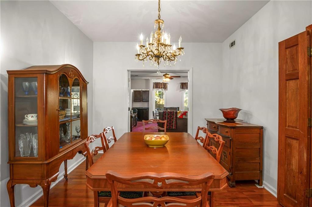 614 Robinson Avenue Southeast Atlanta, GA 30312 - Photo 10 of 74 a dining room with chandelier