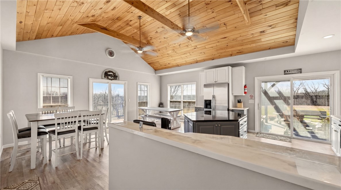 4765 Seneca Point Road Canandaigua Town, NY 14424 - Photo 23 of 50 Blue house kitchen