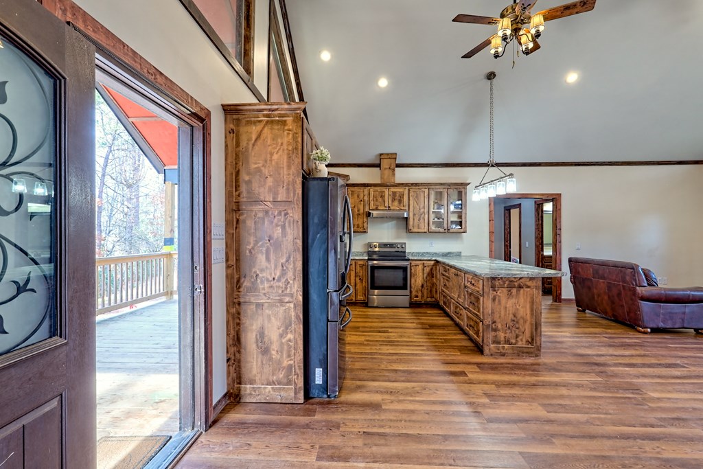 87 Mason Lane Marble, NC 28905 - Photo 57 of 66 a living room with furniture and a large window