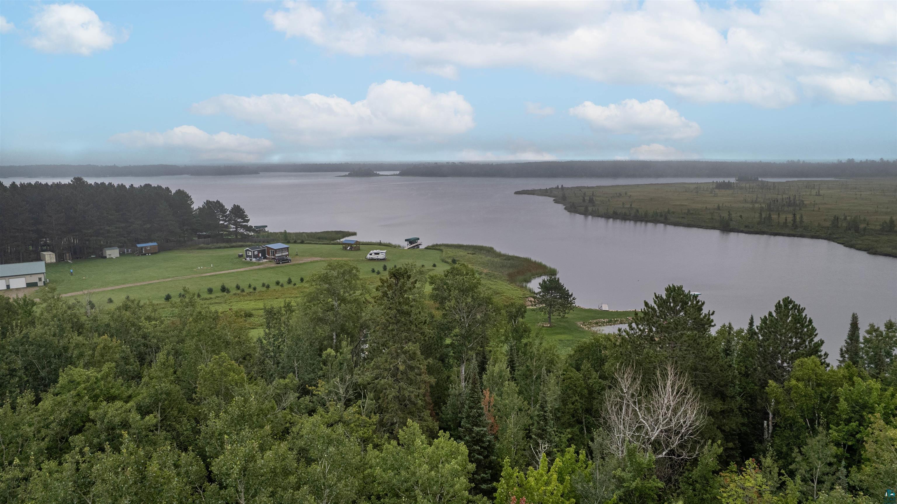 4-xxx Toivonen Road Makinen, MN 55763 - Photo 3 of 9 Aerial view of a nearby body of water