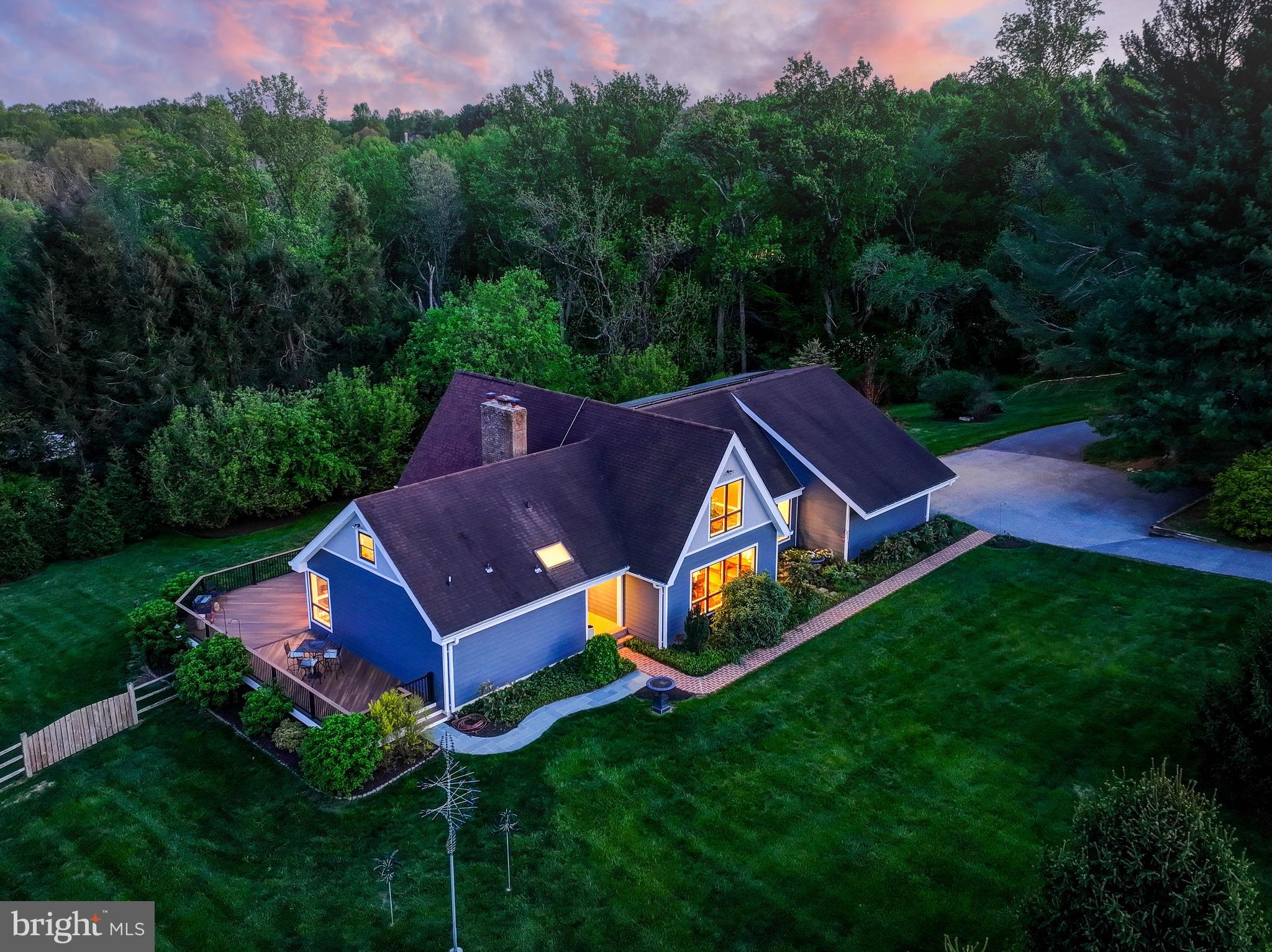 1111 Corbett Road Monkton, MD 21111 - Photo 3 of 33 an aerial view of a house with pool big yard and large trees