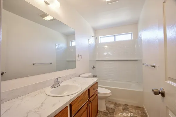 an empty room with an entryway