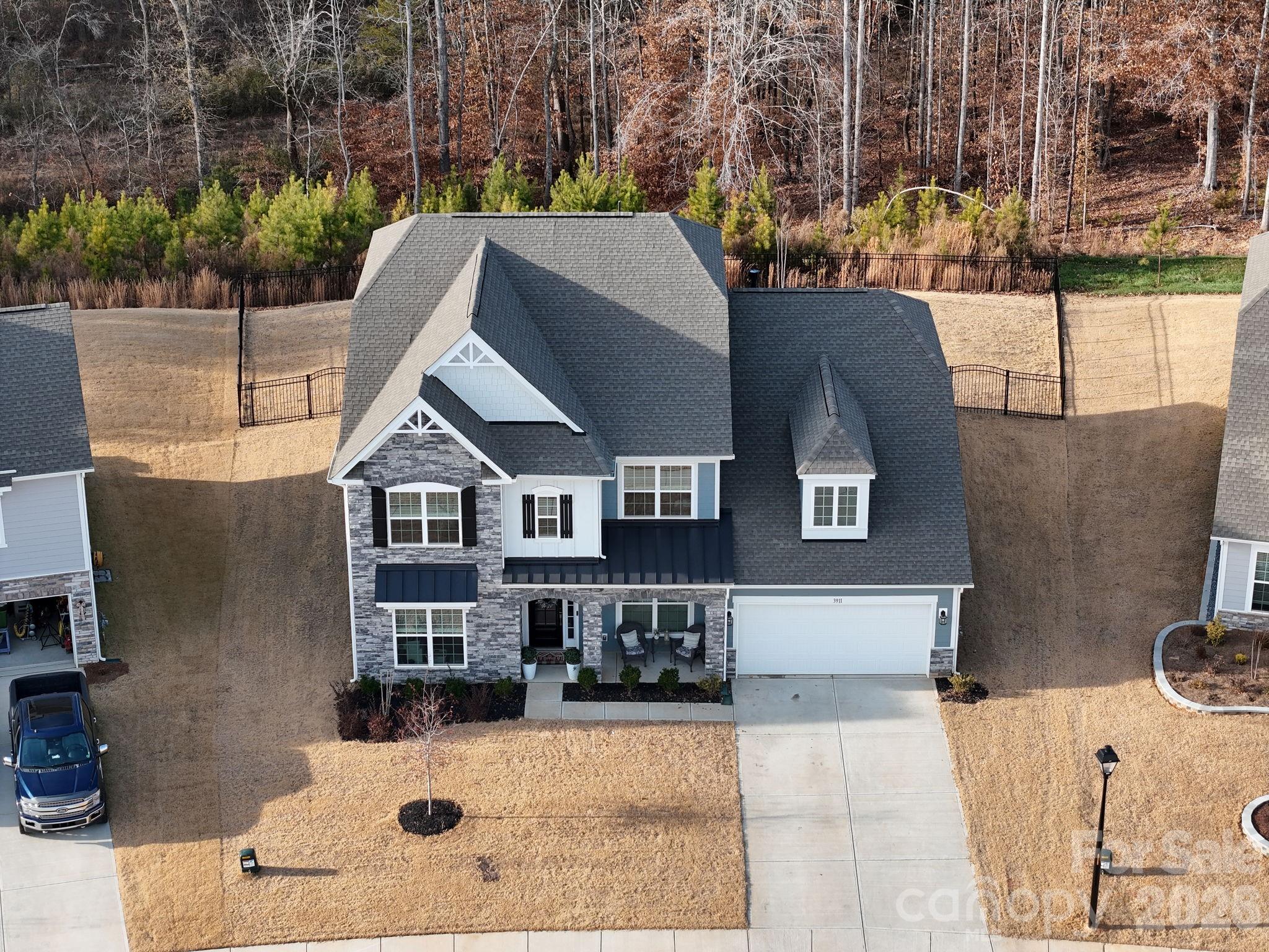 3911 Horsham Street Fort Mill, SC 29707 - Photo 41 of 41 a aerial view of a house with a yard