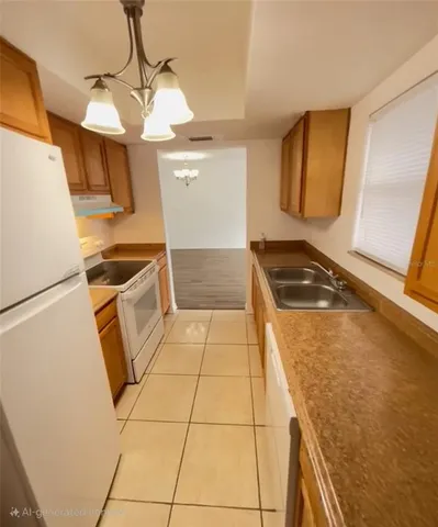 a view of a room with an empty space