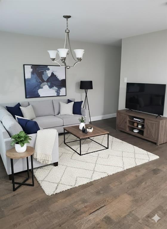 518 Burnwood Drive Irving, TX 75062 - Photo 6 of 18 a living room with furniture a piano and a flat screen tv