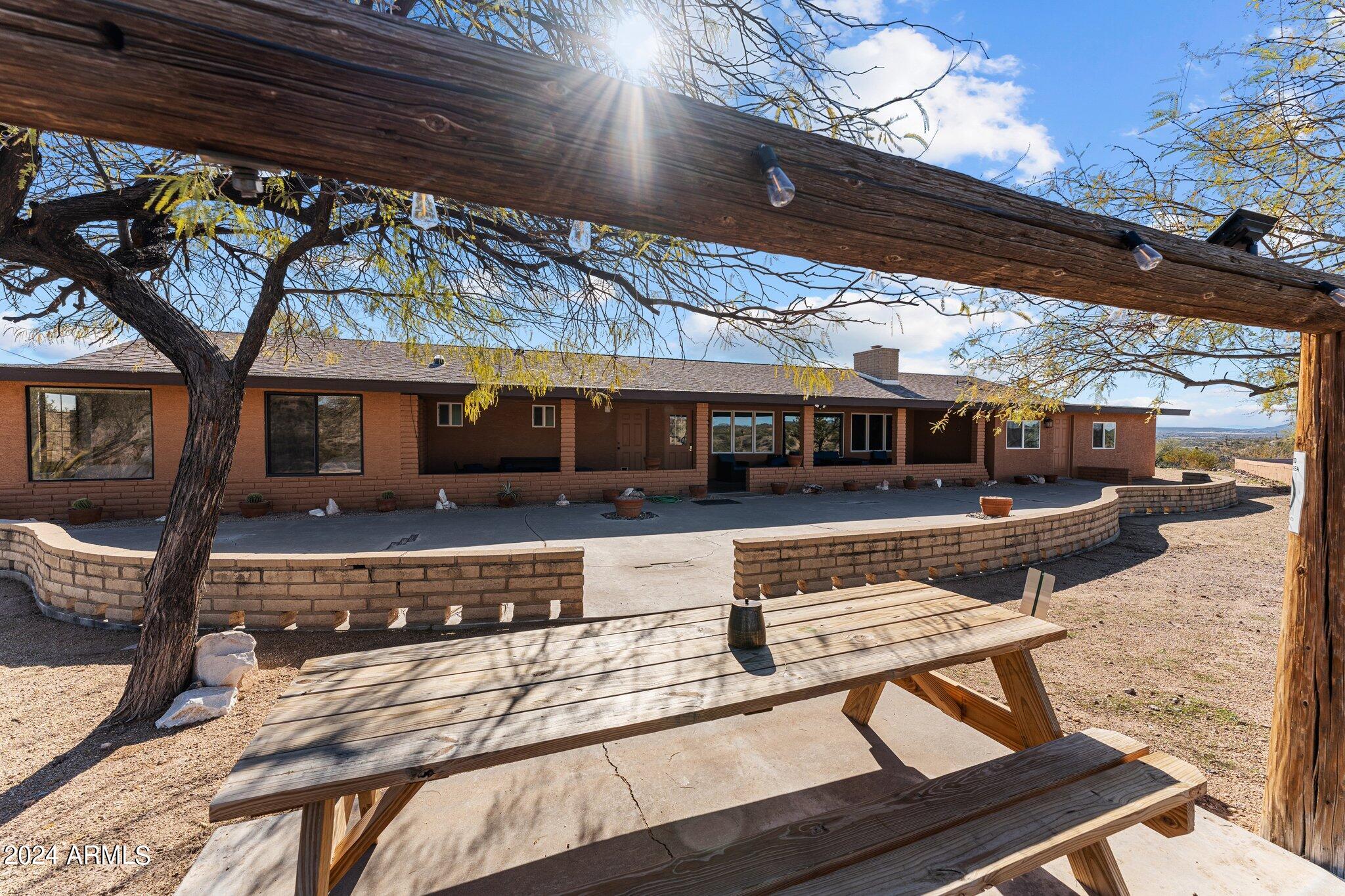 1605 North Little Stonehedge Ranch Road Wickenburg, AZ 85390 - Photo 37 of 54 a view of a house with a yard