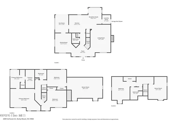 $399,000 | 4209 Fairhaven Drive, Rocky Mount, NC 27803