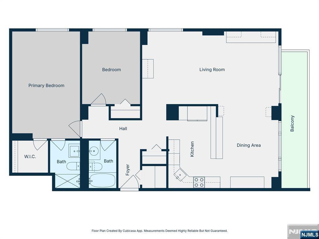 151 Prospect Avenue, Unit 9D Hackensack, NJ 07601 - Photo 37 of 38 a picture of a floor plan
