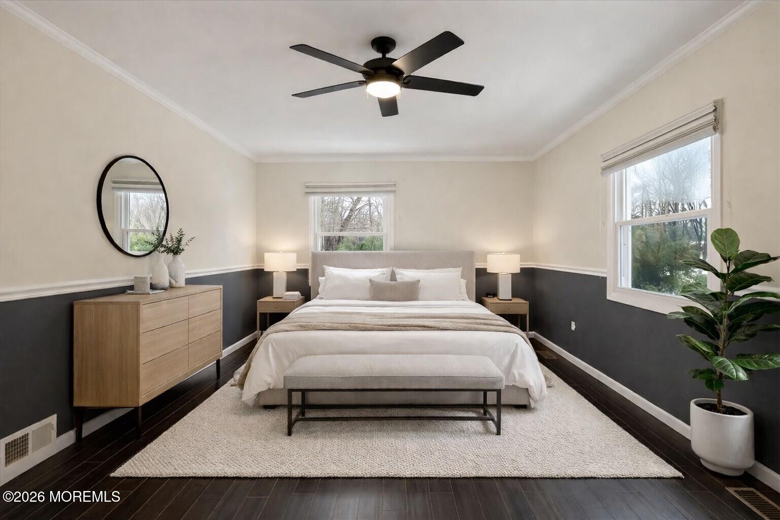 57 Reids Hill Road Morganville, NJ 07751 - Photo 24 of 41 Primary bedroom staged