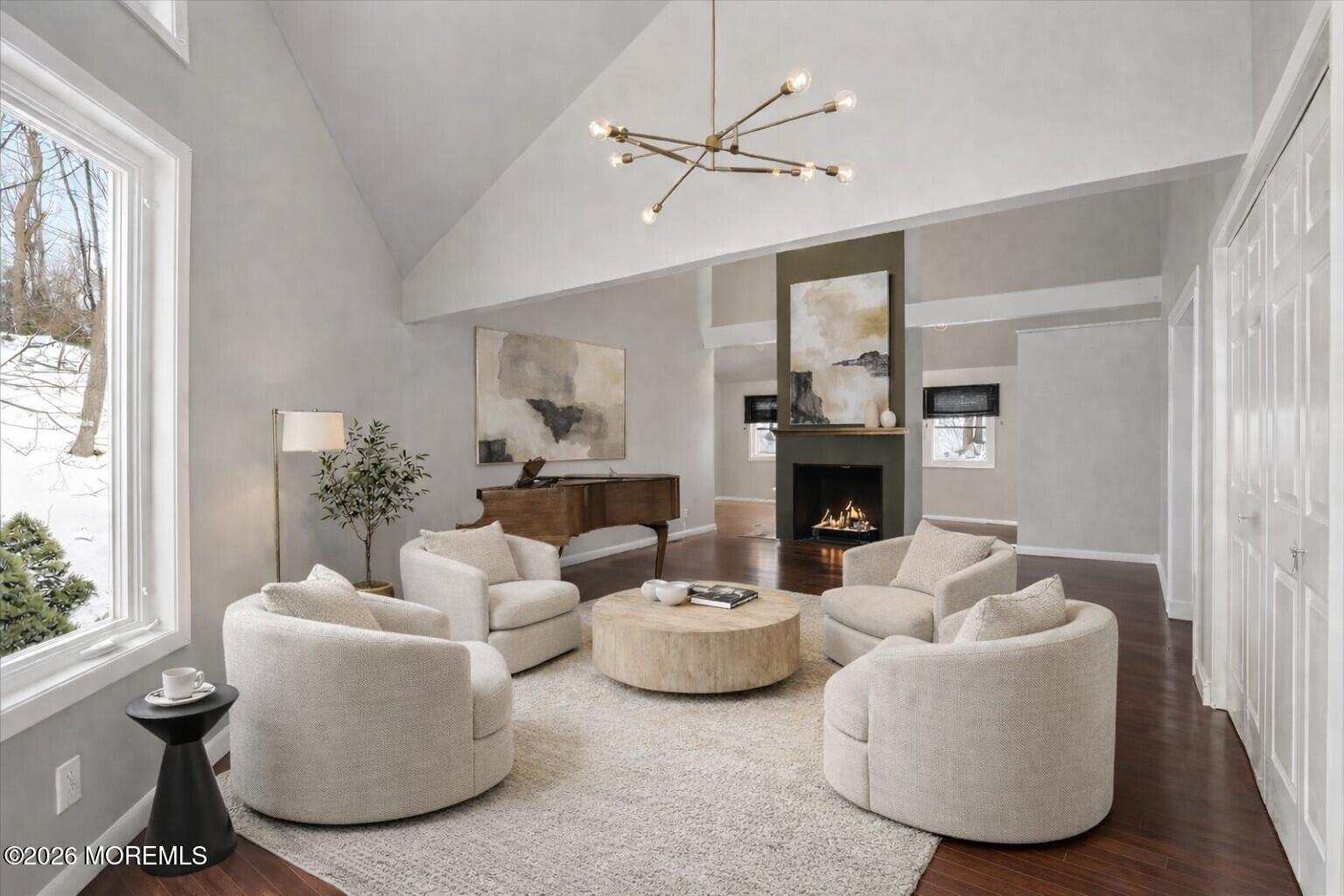 57 Reids Hill Road Morganville, NJ 07751 - Photo 9 of 41 Living room staged