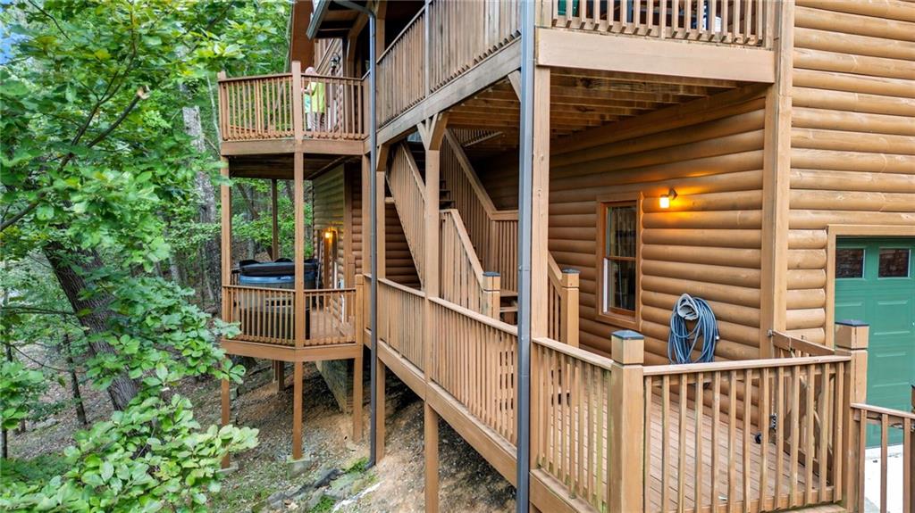 469 Moss Patch Trail Jasper, GA 30143 - Photo 40 of 49 a view of entryway with wooden stairs