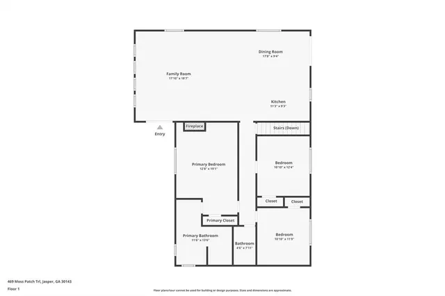 a picture of a floor plan