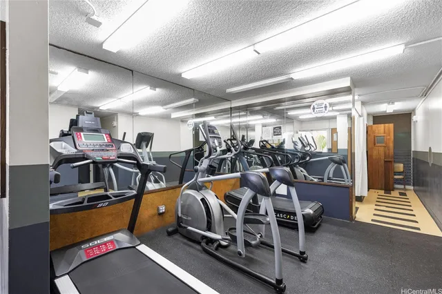 a kitchen with a stove and a microwave