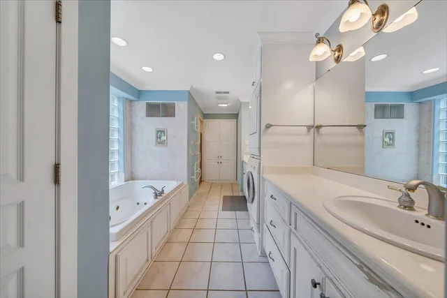 a view of walk in closet with window