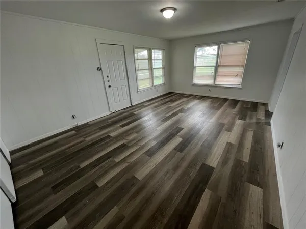 wooden floor in an empty room
