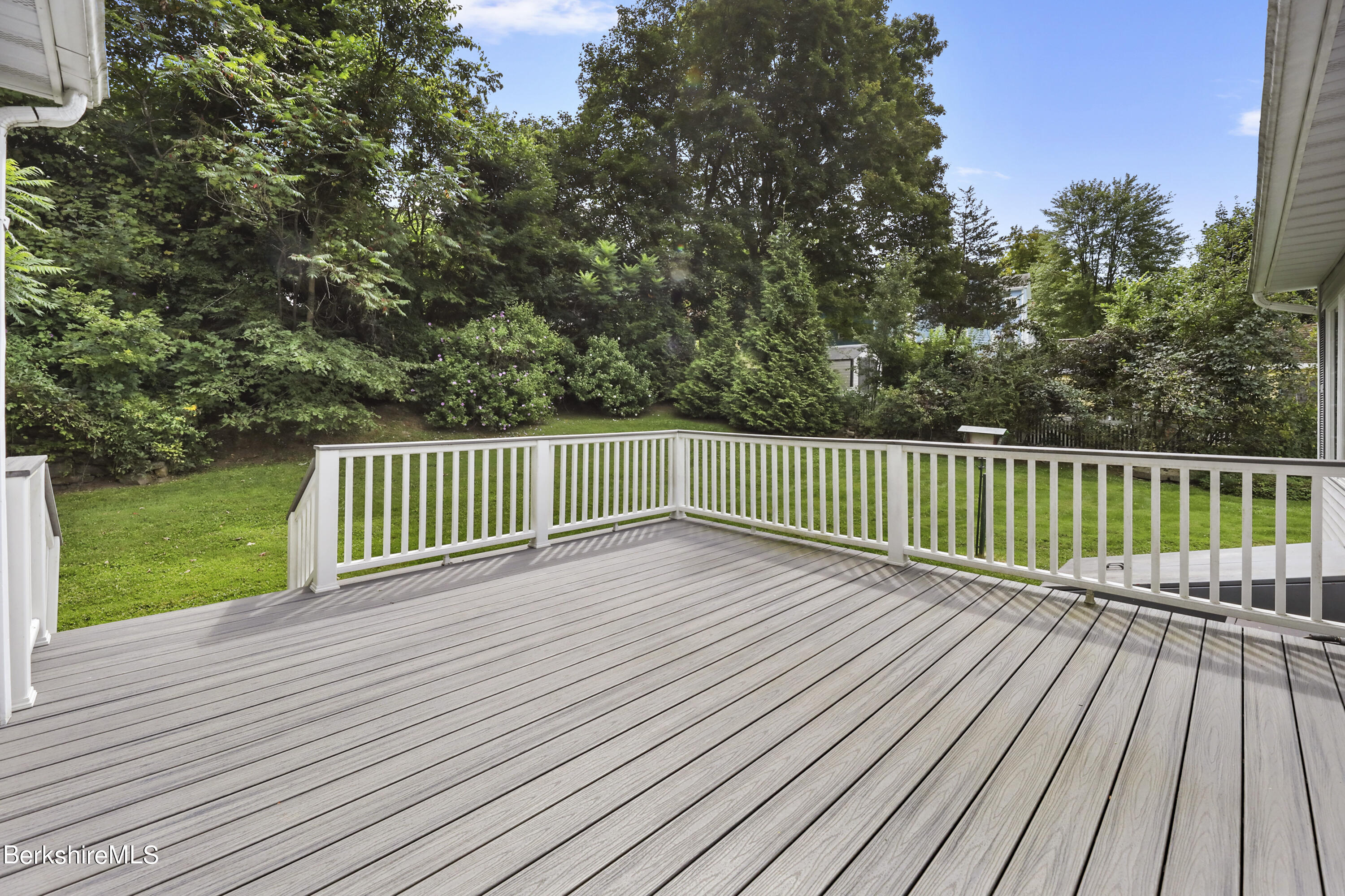 4 Swamp Road West Stockbridge, MA 01266 - Photo 25 of 35 a view of deck and a yard