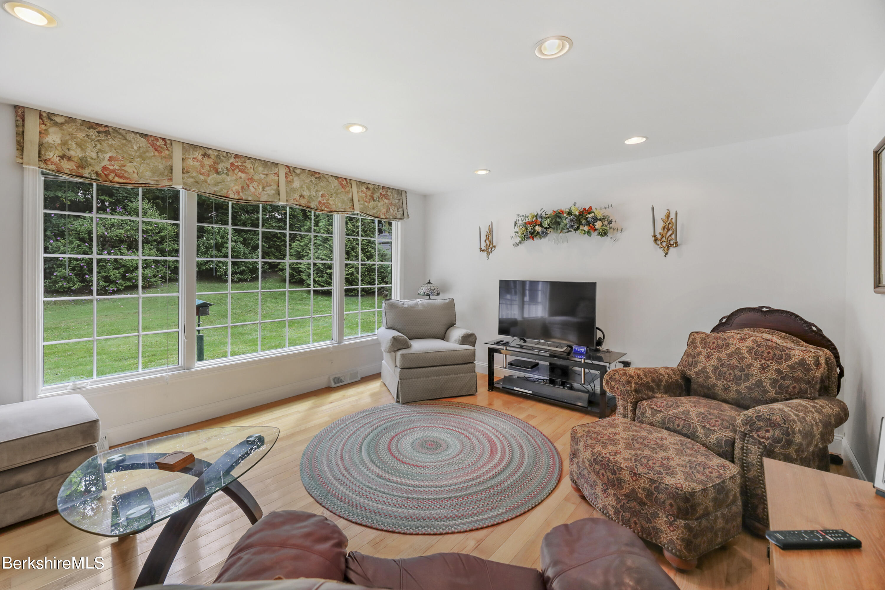 4 Swamp Road West Stockbridge, MA 01266 - Photo 7 of 35 a living room with furniture and a flat screen tv