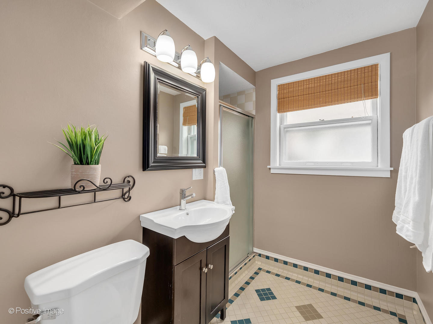 319 Maple Street Glen Ellyn, IL 60137 - Photo 17 of 26 a bathroom with a sink a toilet and mirror