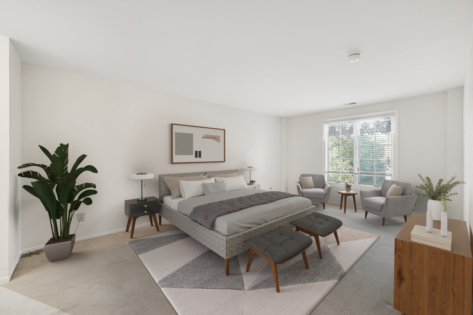 445 North Park Boulevard, Unit 3F Glen Ellyn, IL 60137 - Photo 12 of 20 a living room with furniture potted plant and a window