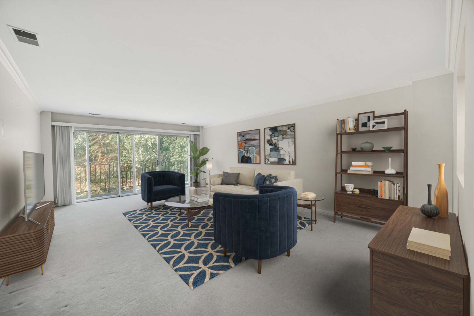 445 North Park Boulevard, Unit 3F Glen Ellyn, IL 60137 - Photo 6 of 20 a living room with furniture