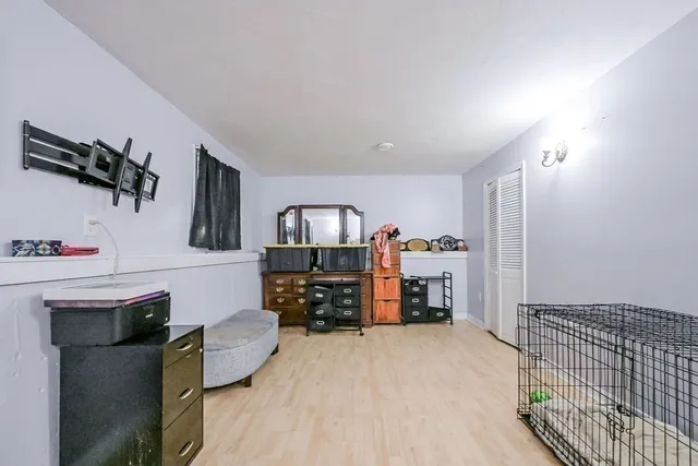 a view of kitchen and living room