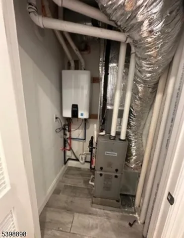 a view of storage and utility room