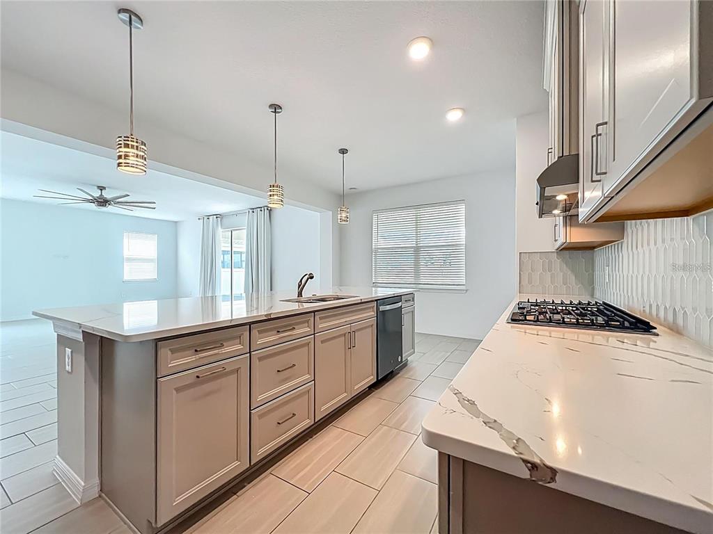 7483 Southwest 64th St Road Ocala, FL 34474 - Photo 19 of 74 a large kitchen with stainless steel appliances granite countertop a sink a stove and a refrigerator