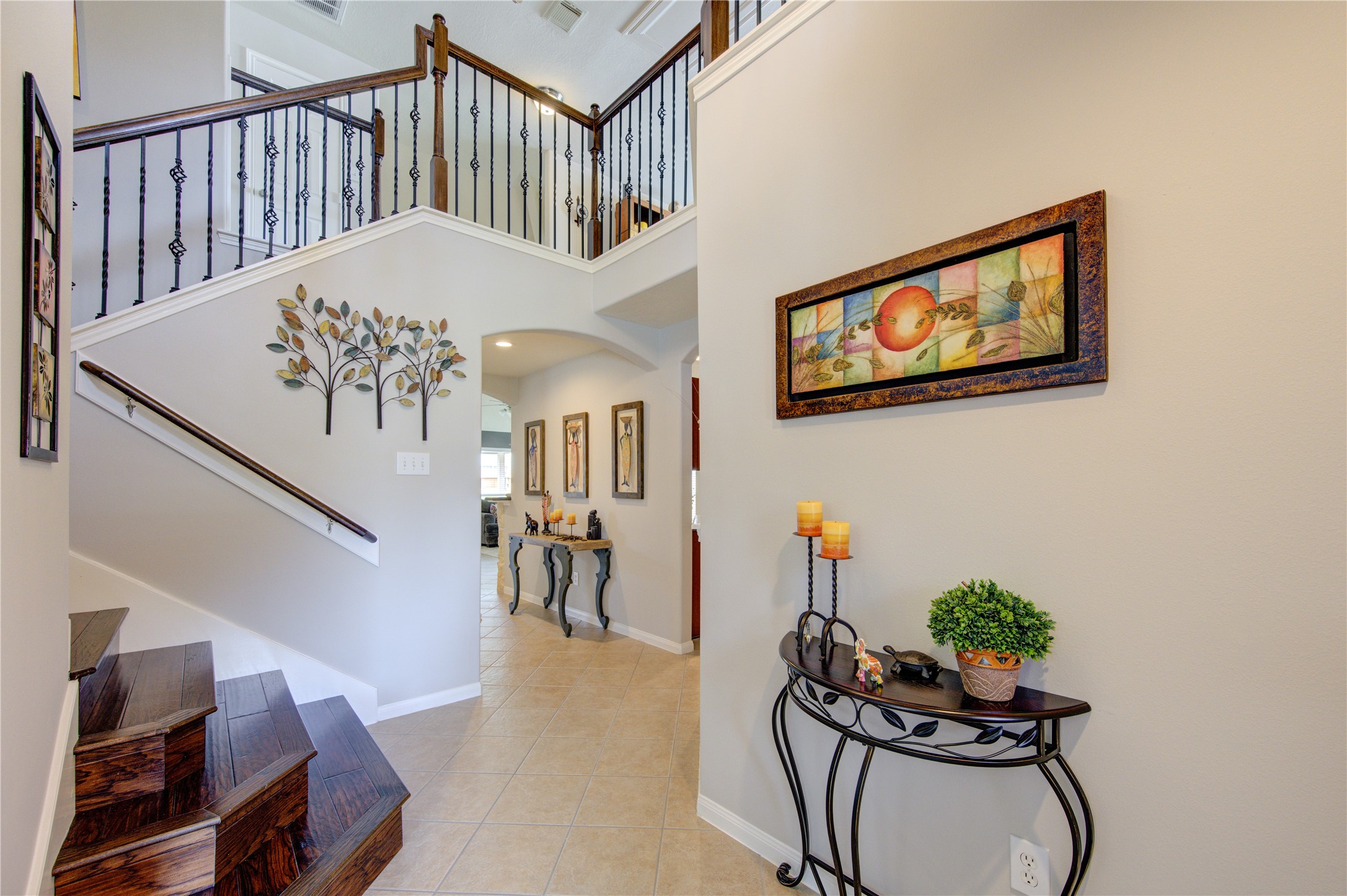 25215 Hazel Ranch Drive Katy, TX 77494 - Photo 5 of 32 a view of entryway with livingroom