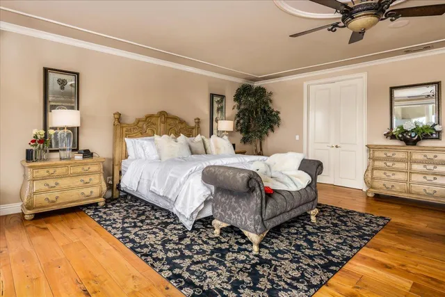 a view of a house with a large window