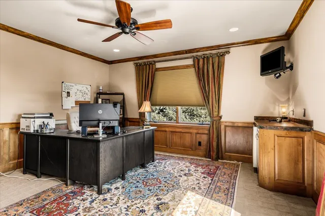 a view of a house with a garage