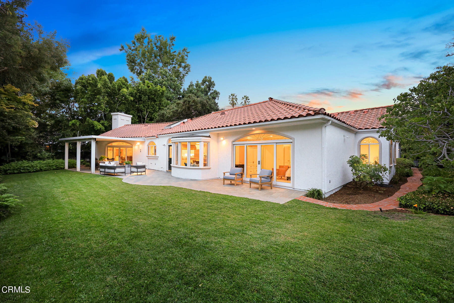 2065 Ashbourne Drive South Pasadena, CA 91030 - Photo 15 of 17 a front view of house with yard and outdoor seating