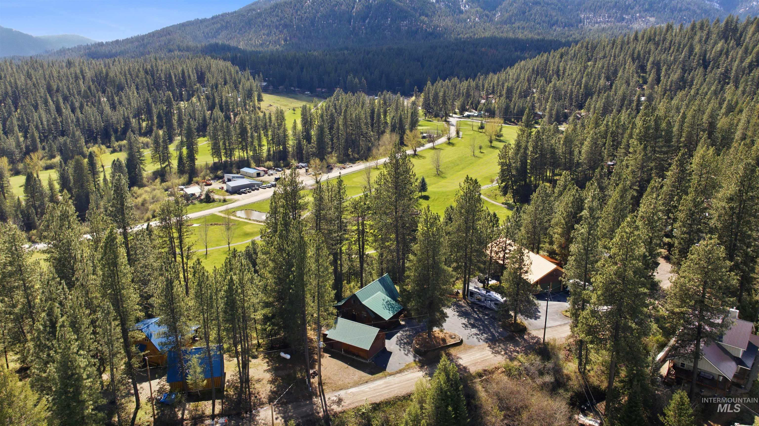 45 Rainbow Ridge Road Garden Valley, ID 83622 - Photo 4 of 41 Bird's eye view of a mountainous background and a forest