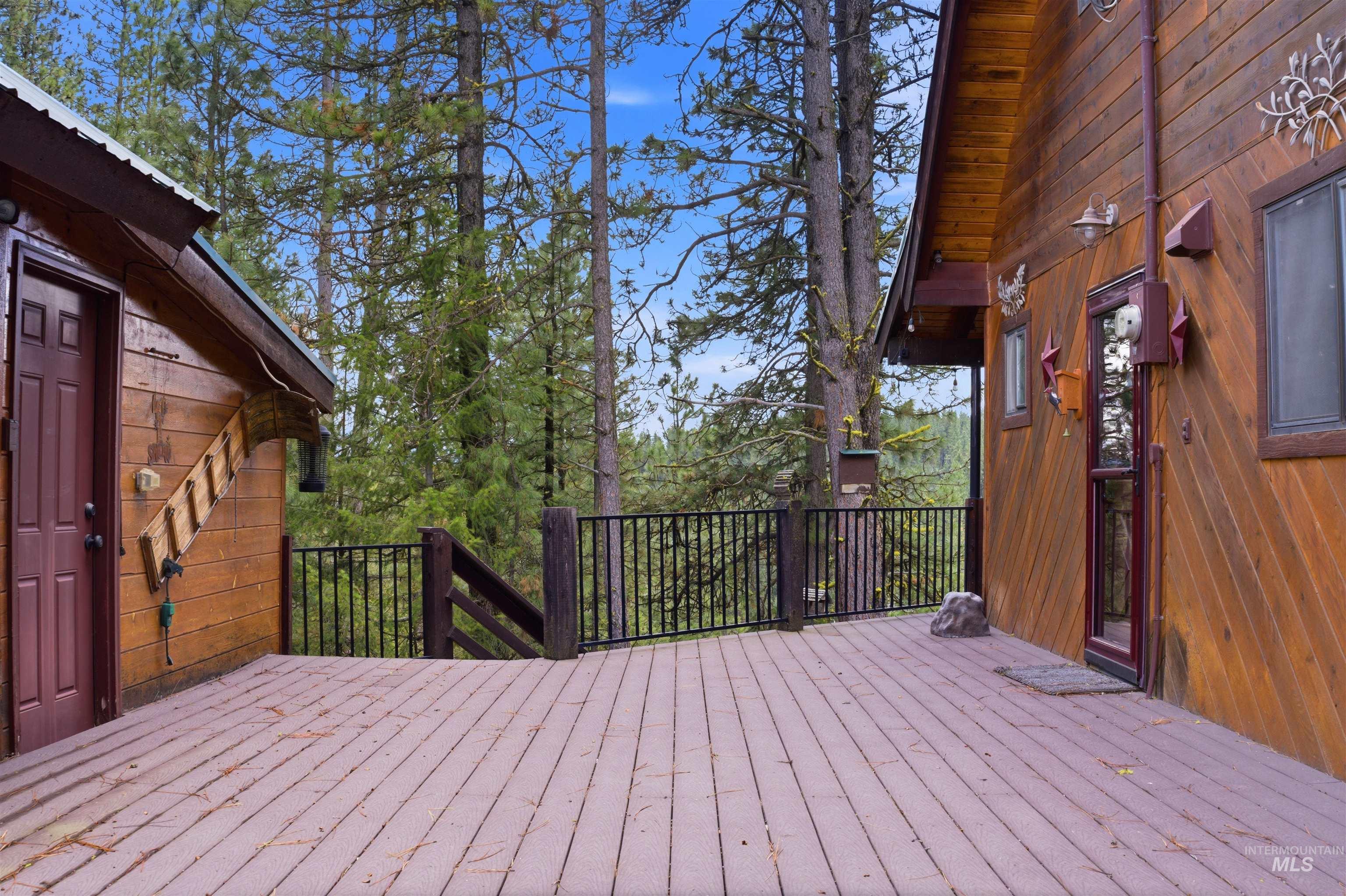 45 Rainbow Ridge Road Garden Valley, ID 83622 - Photo 9 of 41 View of wooden terrace