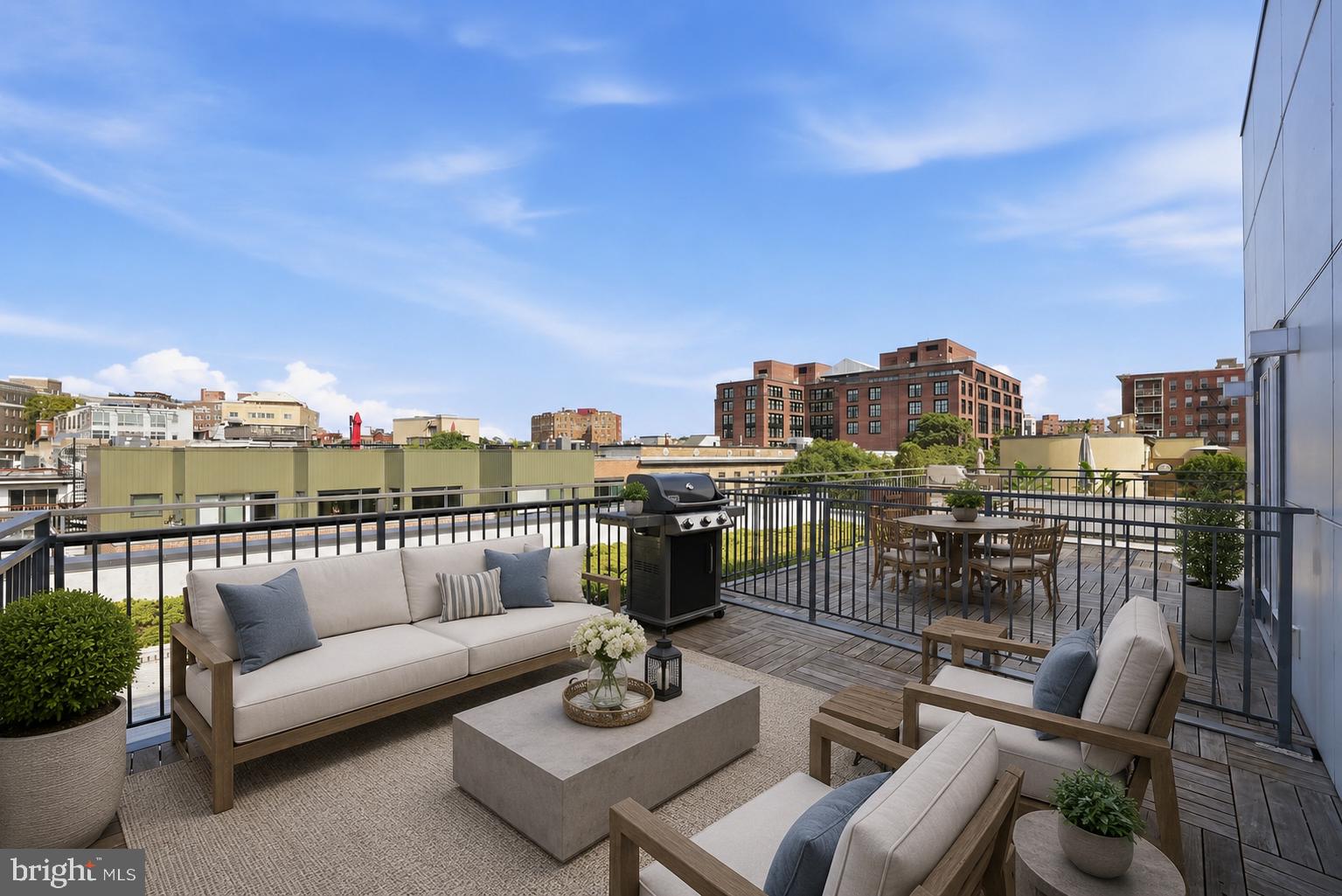 2337 Champlain Street Northwest, Unit 305 Washington, DC 20009 - Photo 24 of 31 Private Rooftop Terrace (Virtually Staged)