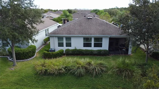 a house view with a garden space