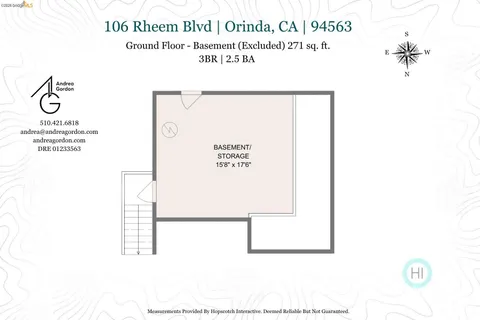 $1,695,000 | 106 Rheem Boulevard, Orinda, CA 94563