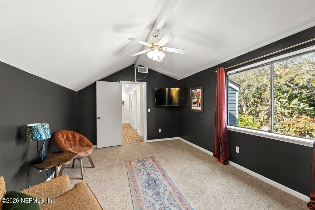 1810 Kings Way Neptune Beach, FL 32266 - Photo 25 of 40 a bedroom with furniture and window