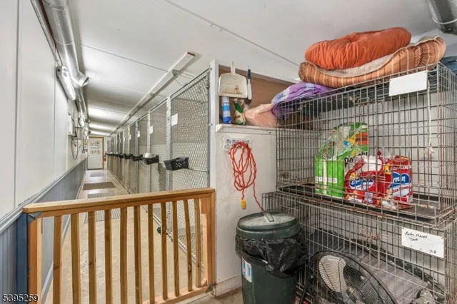 a view of storage and utility room