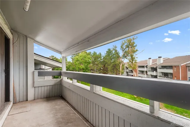 a view of city from balcony