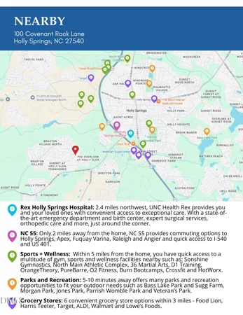 $489,900 | 100 Covenant Rock Lane, Holly Springs, NC 27540