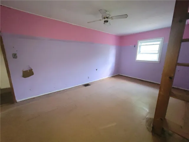 a view of an empty room