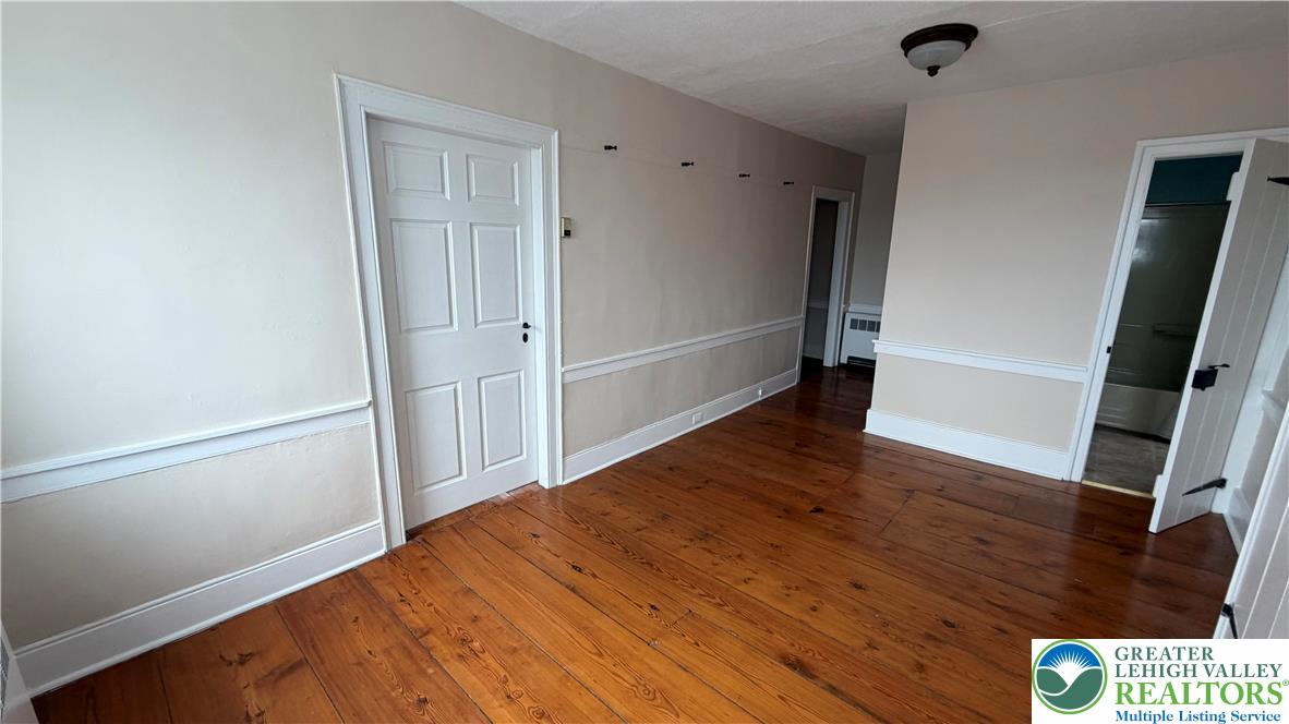 797 Main Street Tatamy, PA 18085 - Photo 28 of 41 a view of hallway with wooden floor