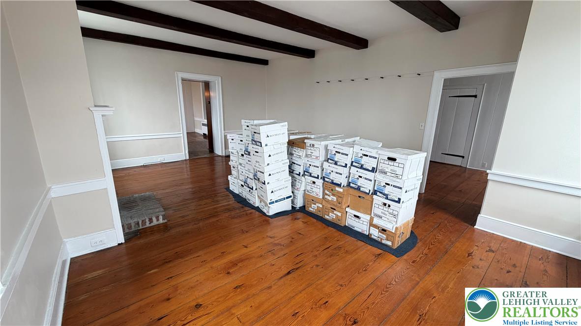 797 Main Street Tatamy, PA 18085 - Photo 32 of 41 a view of a bedroom with wooden floor