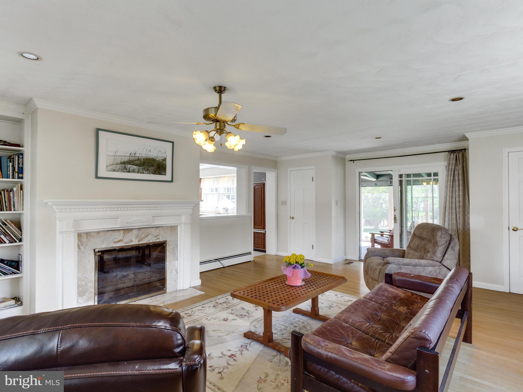 6907 Lupine Lane McLean, VA 22101 - Photo 15 of 30 Family Room and Entry to Screened In Porch