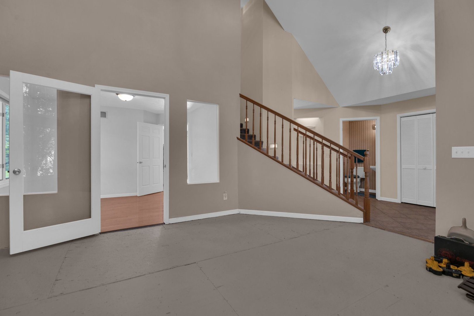 112 Sequoyah Court Southwest Poplar Grove, IL 61065 - Photo 2 of 26 a view of a livingroom with a staircase